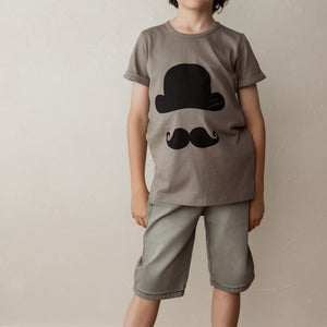 Moustache Drop Back SS Tee
