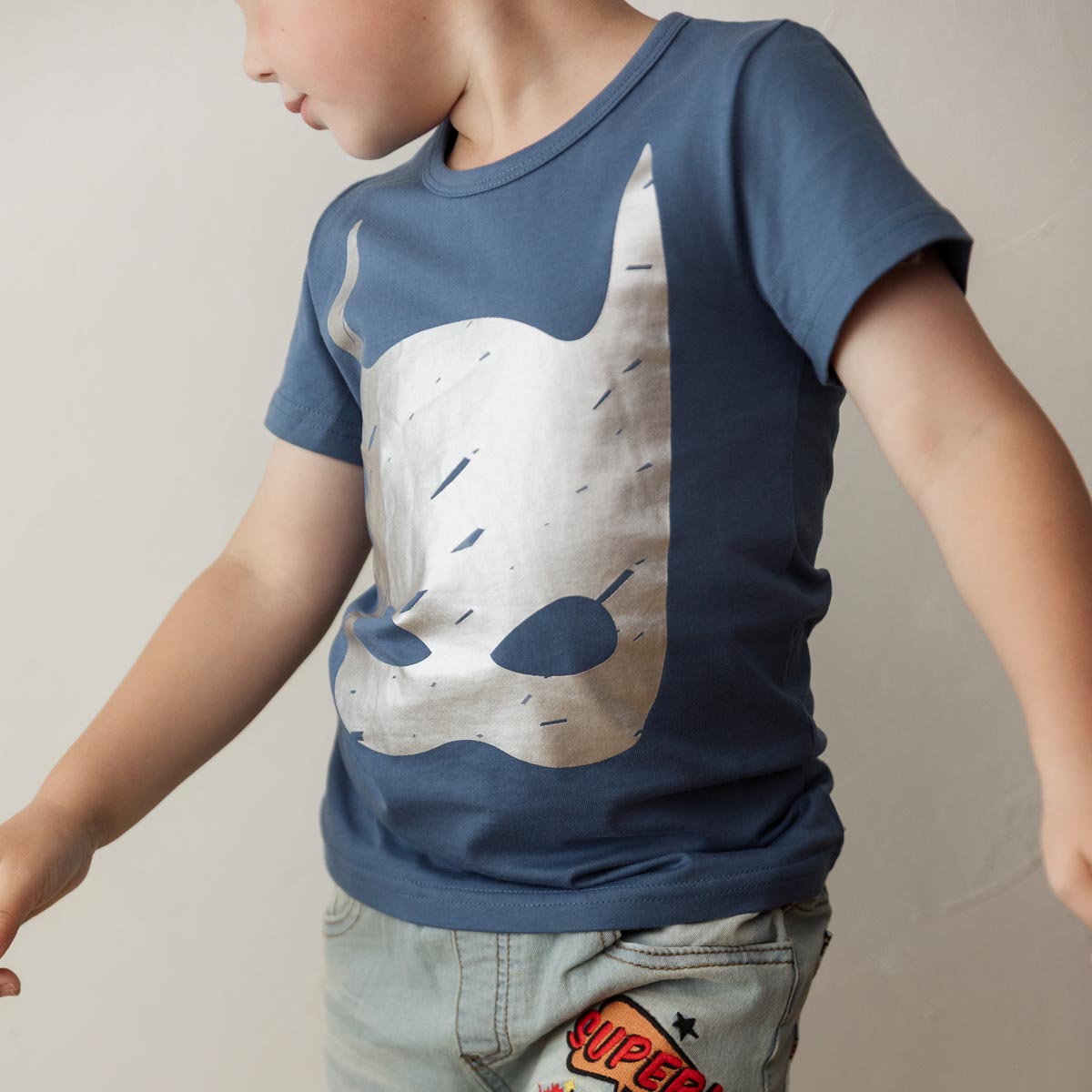 Metallic Mask SS Tee