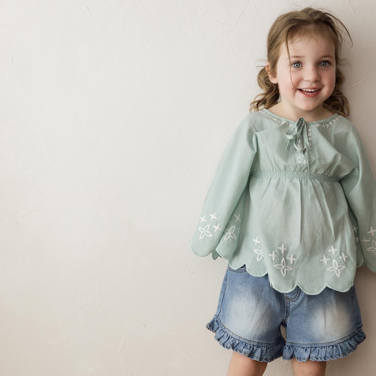 Butterfly Swing Top (Soft Green)