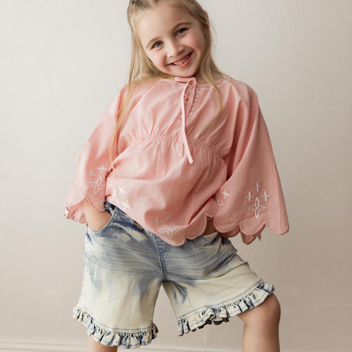 Butterfly Swing Top (Rose)