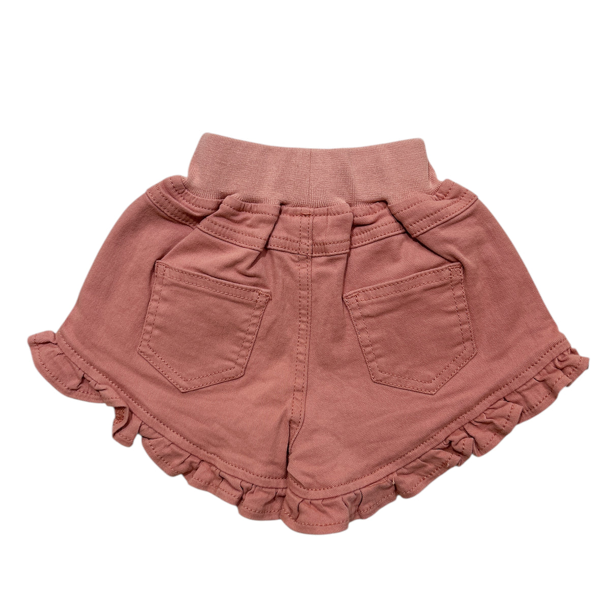 Frill Denim Shorts
