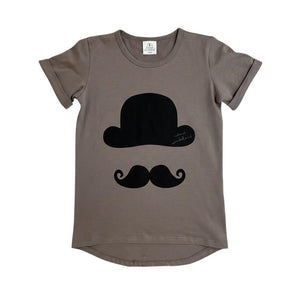 Moustache Drop Back SS Tee