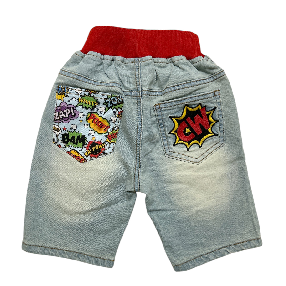 Superheroes Denim Shorts