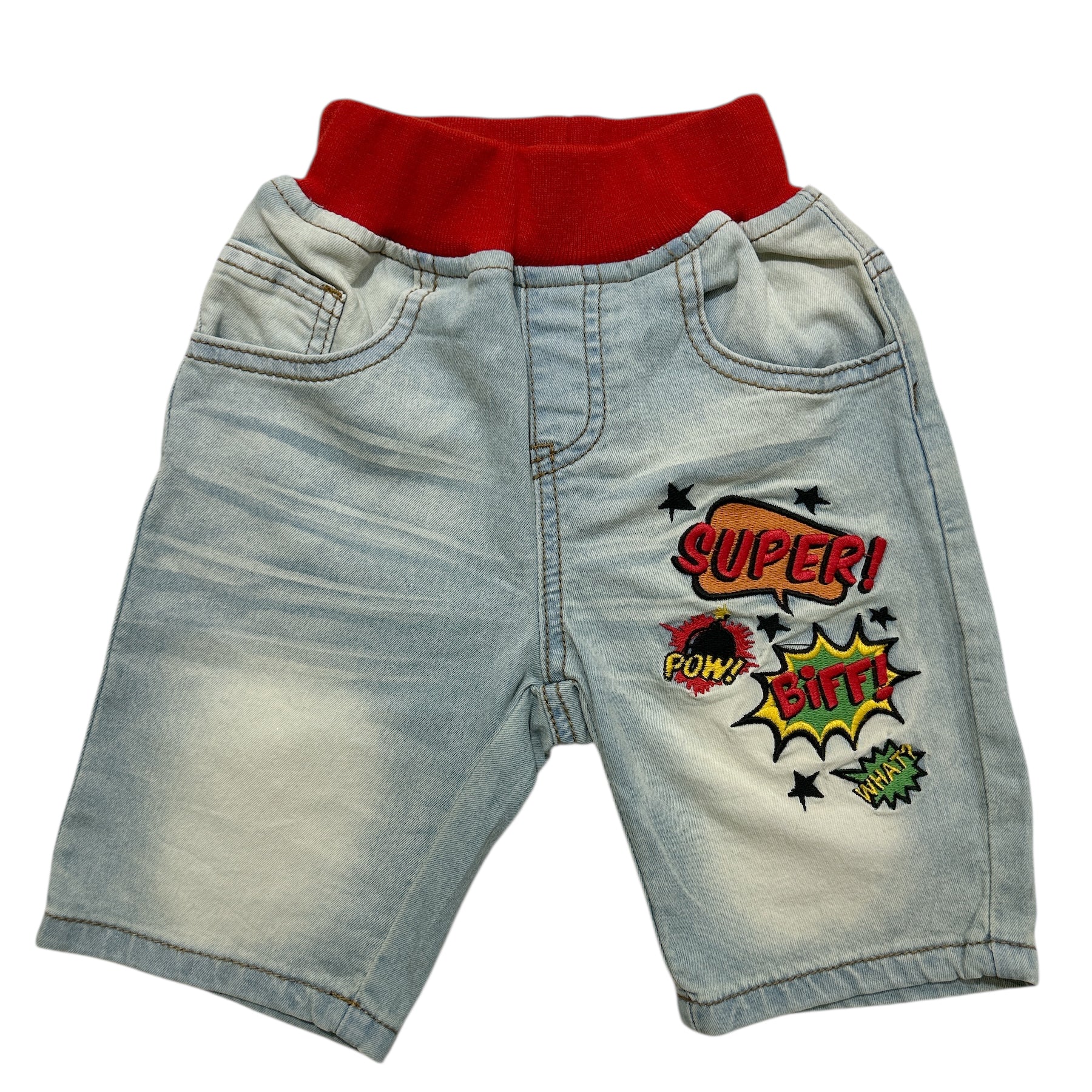 Superheroes Denim Shorts
