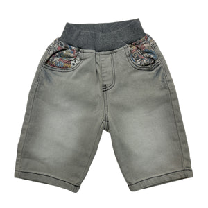 Cartoon Skulls Denim Shorts