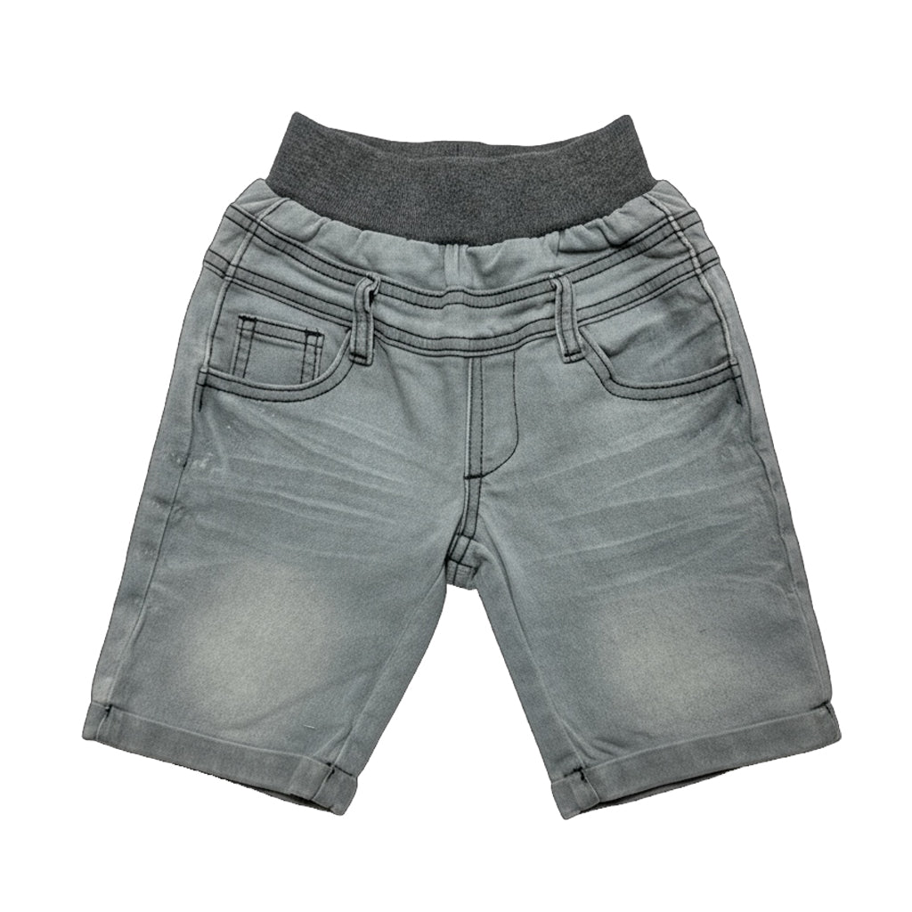 White Pocket Denim Shorts