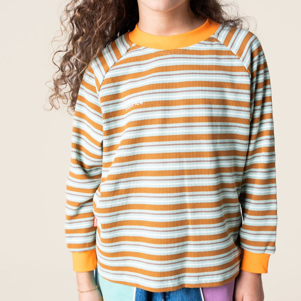 Raglan Long Sleeve Tee (Stripes)