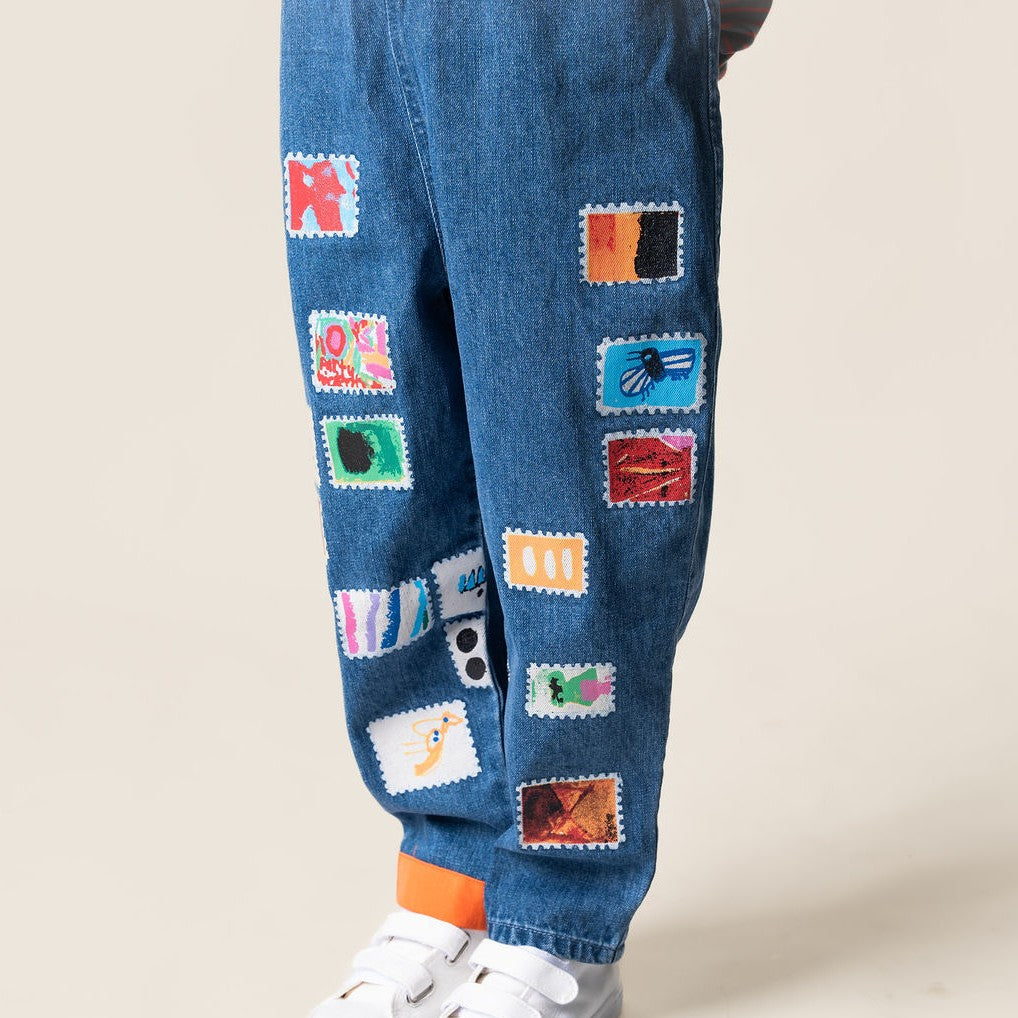 Denim Overalls (Stamps)