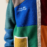 Boucle Coat (Colour Block)