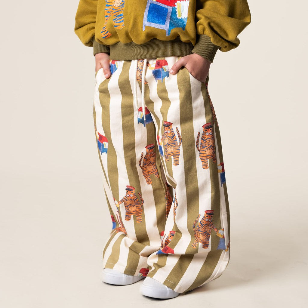 Wide Leg Pant (Tiger The Postie)
