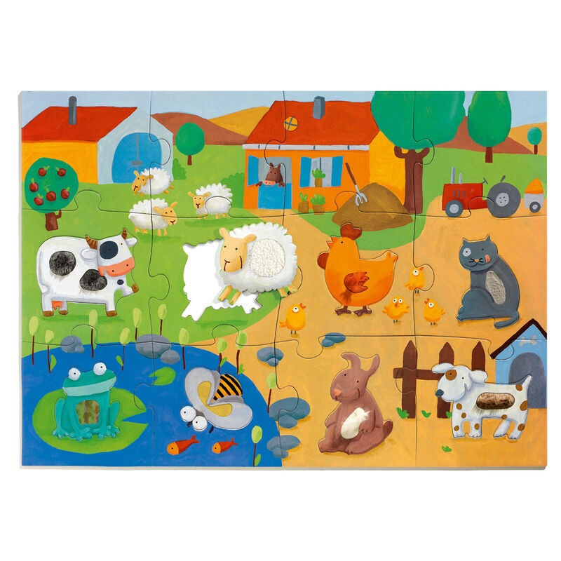 Tactile Farm Giant Puzzle (20 Piece)