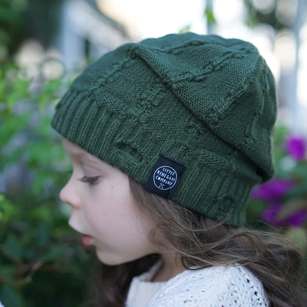 Everest Beanie (Olive Green)