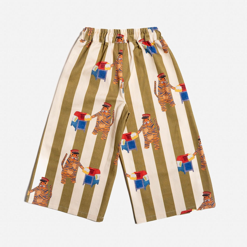 Wide Leg Pant (Tiger The Postie)