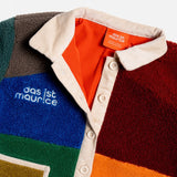 Boucle Coat (Colour Block)