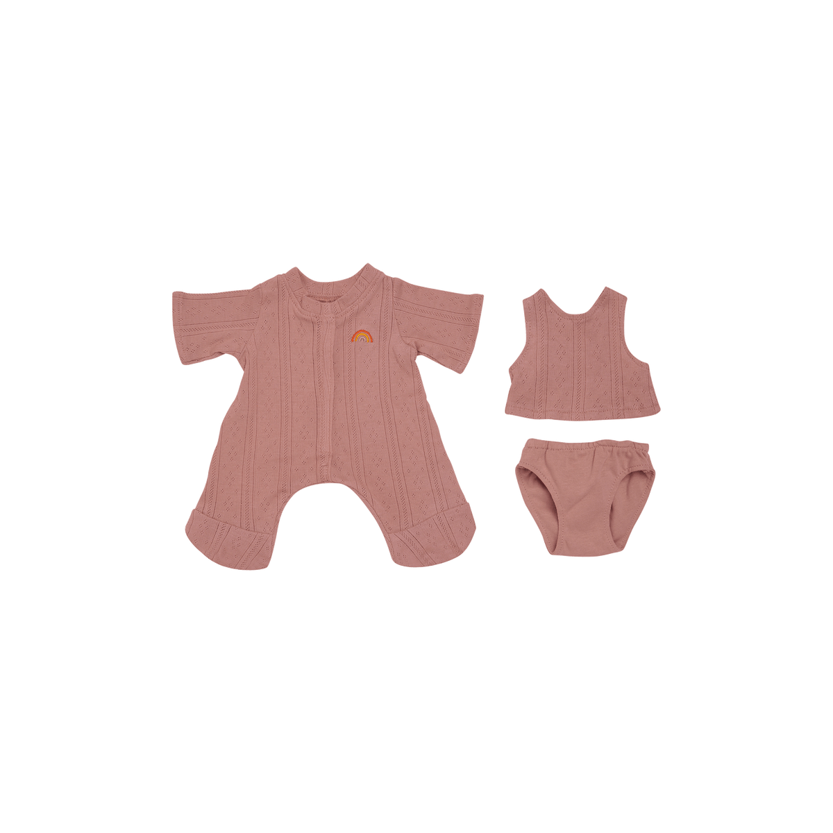 Dinkum Dolls Piontelle PJ Set (Rose)