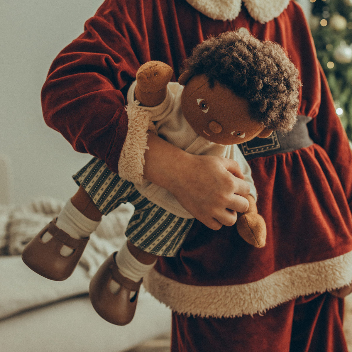 Dinkum Dolls Cardigan & Romper Set (Holiday)