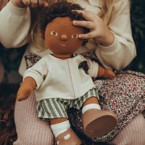 Dinkum Dolls Cardigan & Romper Set (Holiday)