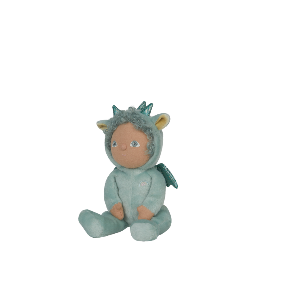 Dinky Dinkum Doll Dante Dragon - Green
