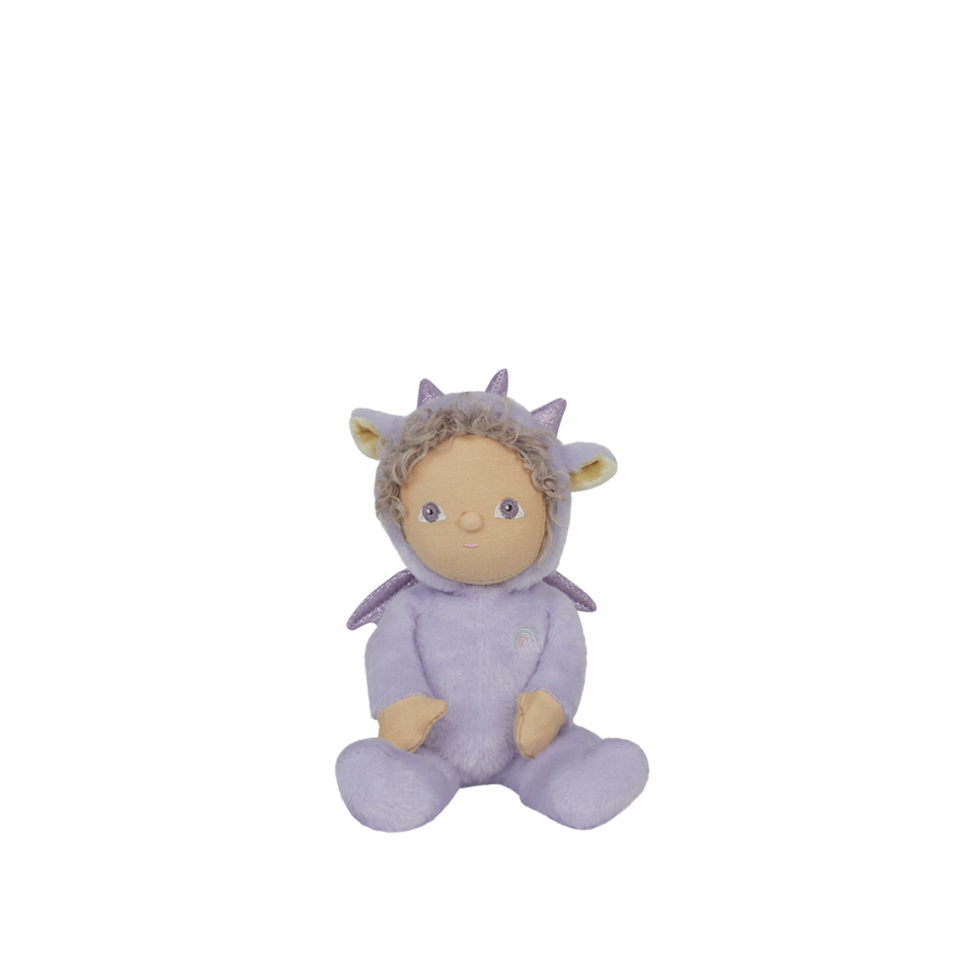 Dinky Dinkum Doll Duffy Dragon - Lavender