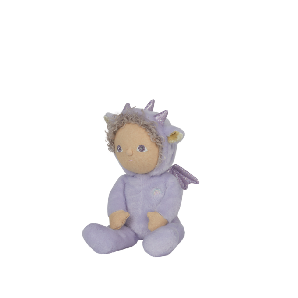 Dinky Dinkum Doll Duffy Dragon - Lavender