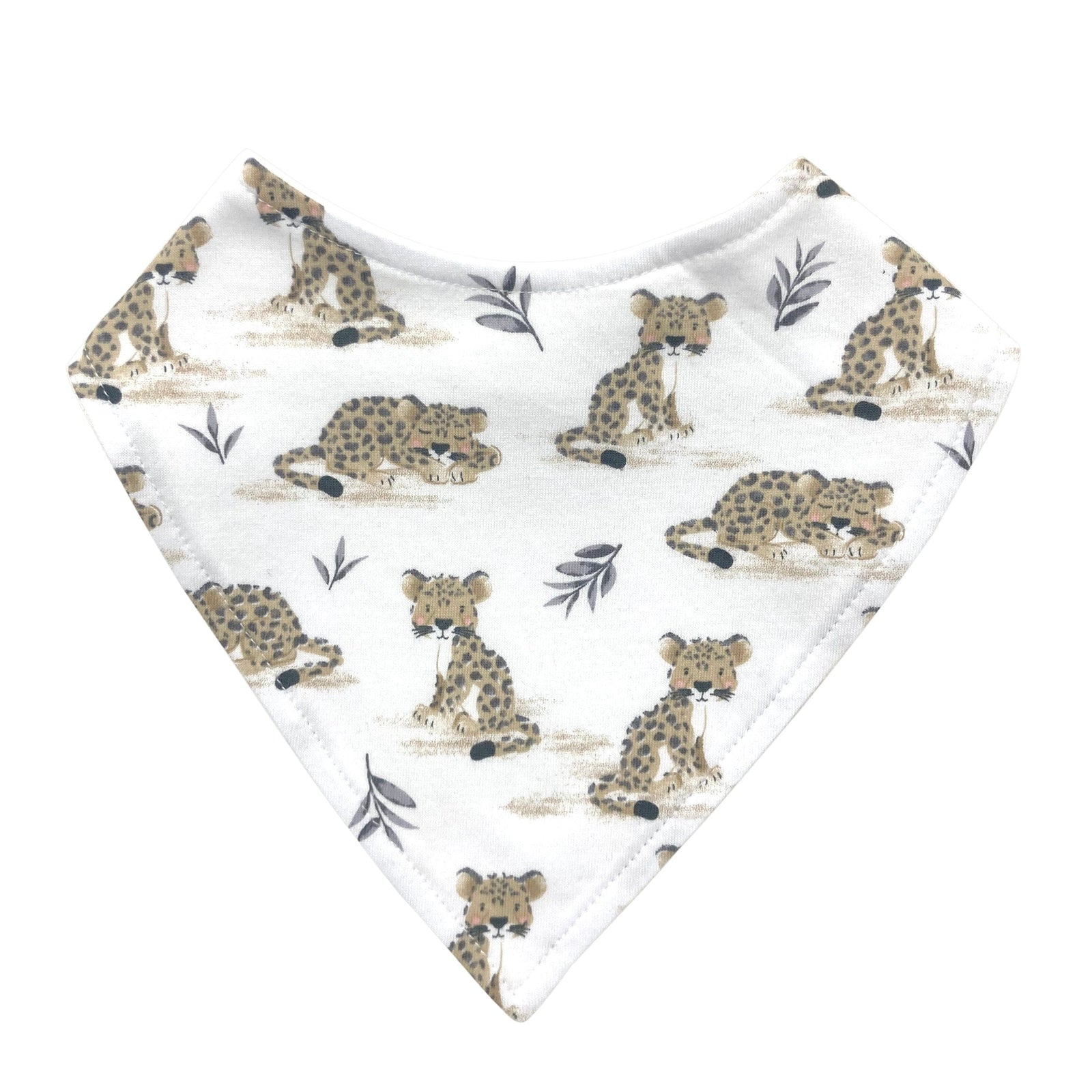 Cheetah Dribble Bib