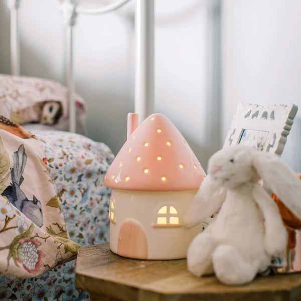 Elfin House Porcelain Nightlight