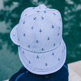 Swim Legionnaire Flap Beach Hat - Anchor