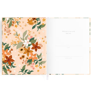 Floral Baby Book