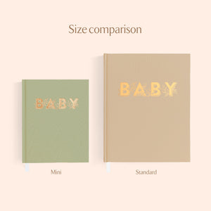 Sage Mini Baby Book