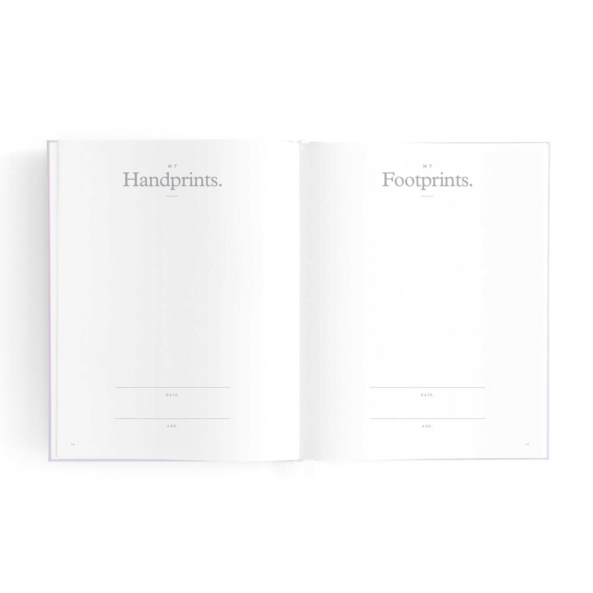 Lilac Mini Baby Book
