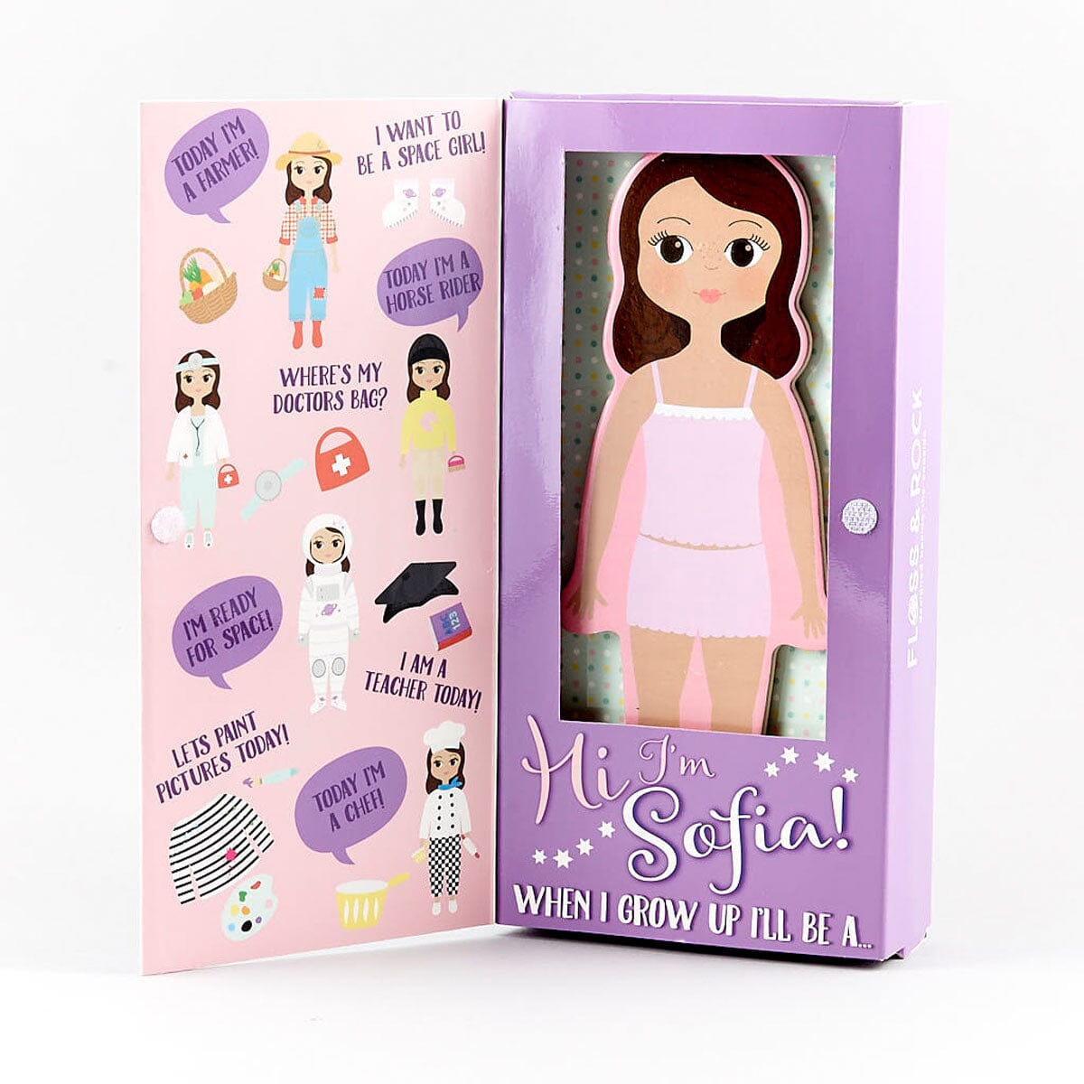 Magnetic Dress Up Doll (Sophia)
