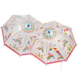 Colour Changing Umbrella - Rainbow Fairy Transparent