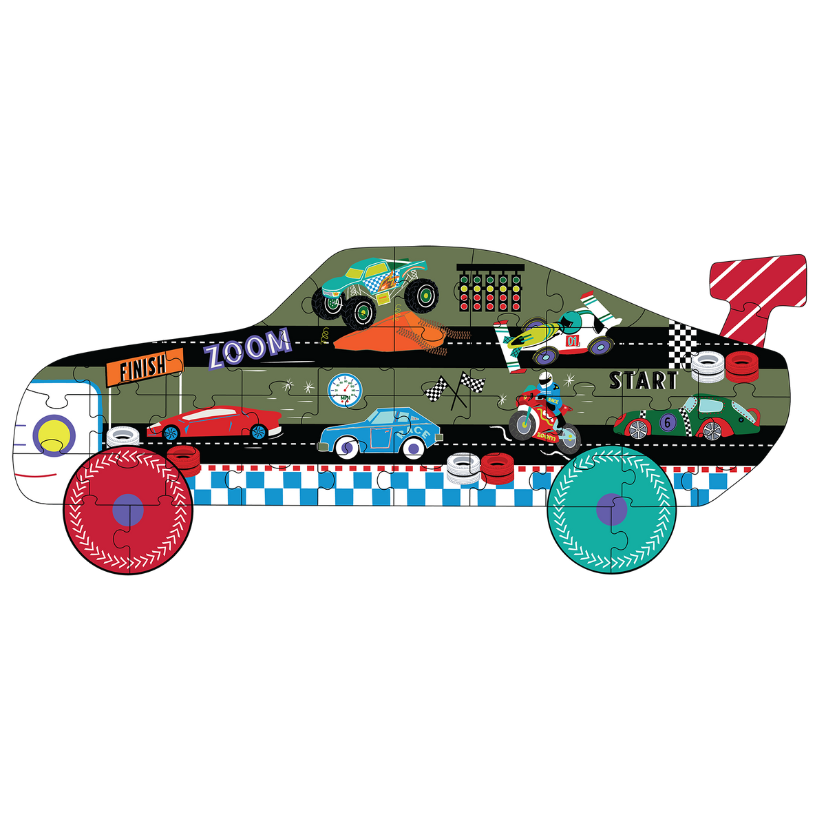 Cars Puzzle (40 Piece)