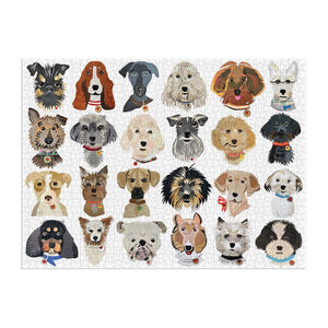 Paper Dogs Puzzle (1000 piece)