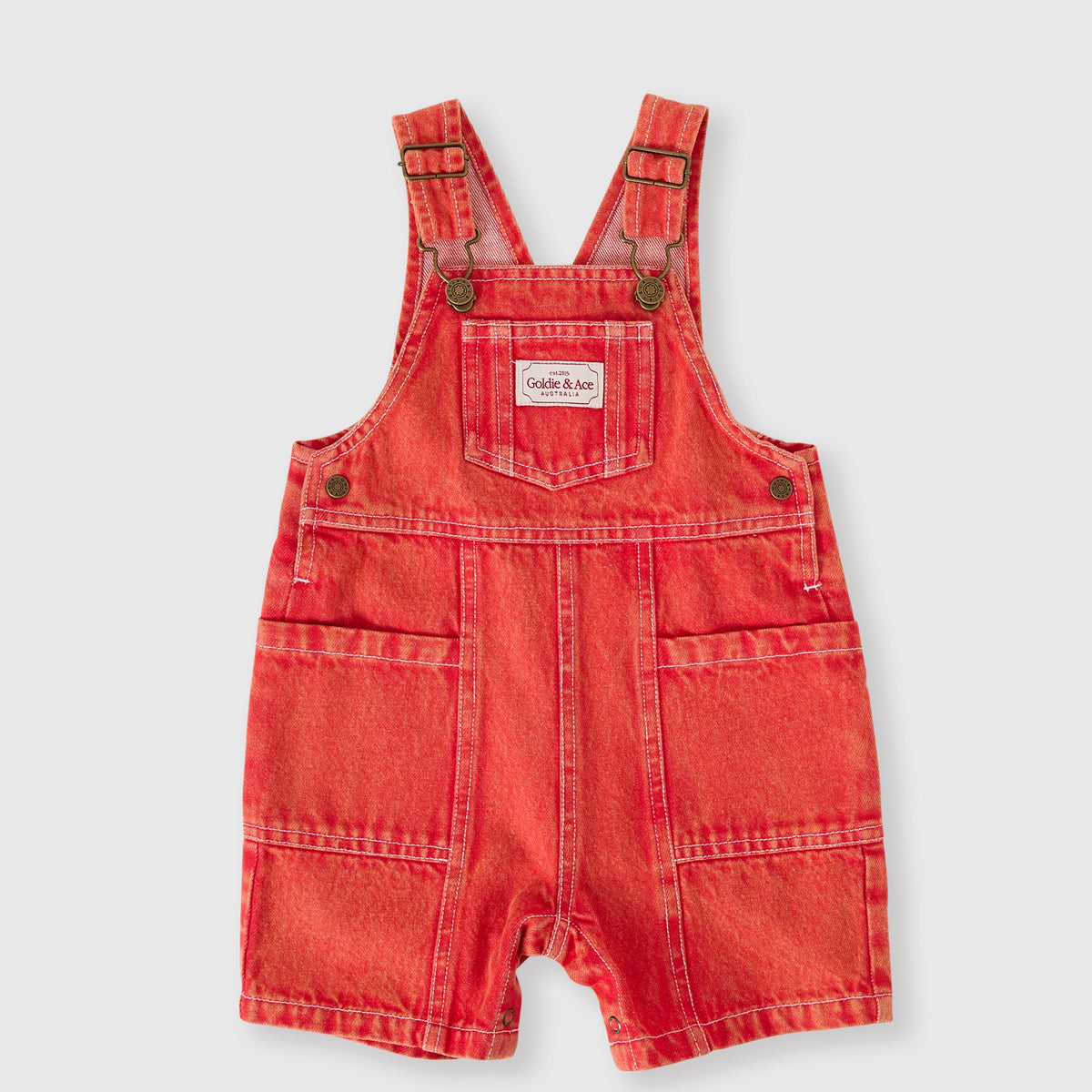James Vintage Washed Denim Overalls