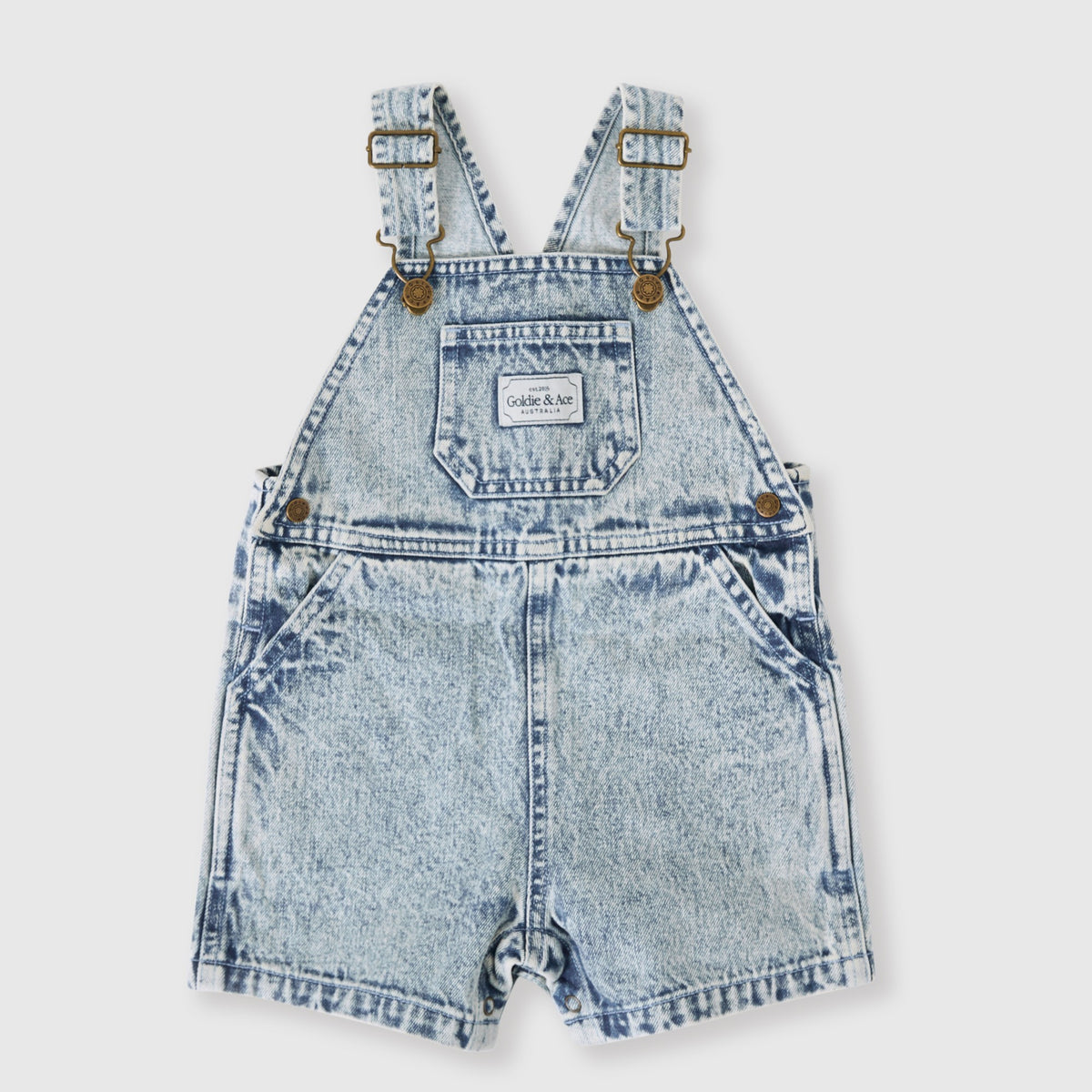 Burton Vintage Washed Denim Overalls