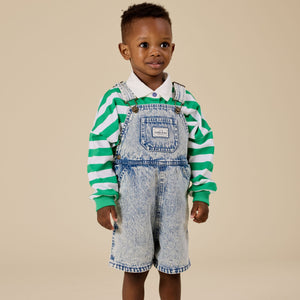 Burton Vintage Washed Denim Overalls