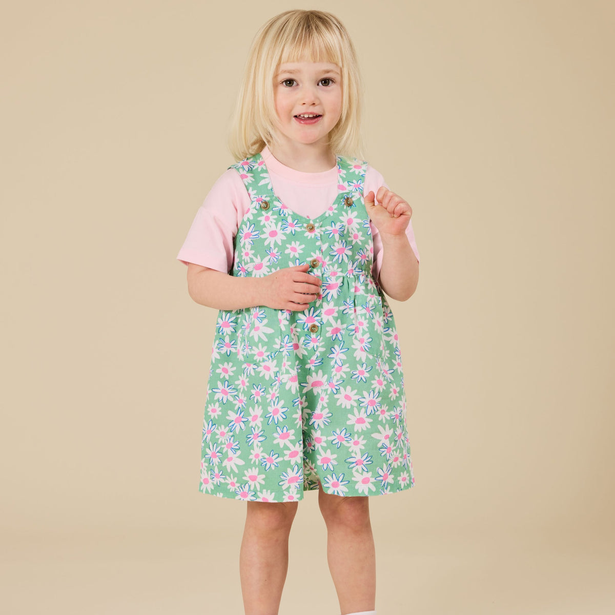Daisy Patch Sara Shortalls