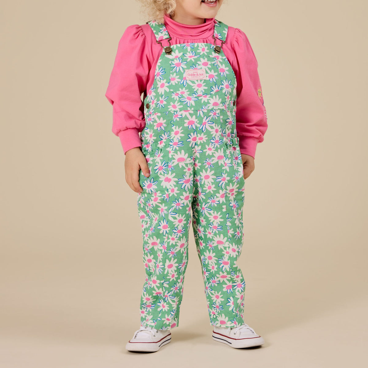Daisy Patch Austin Pocket Overalls