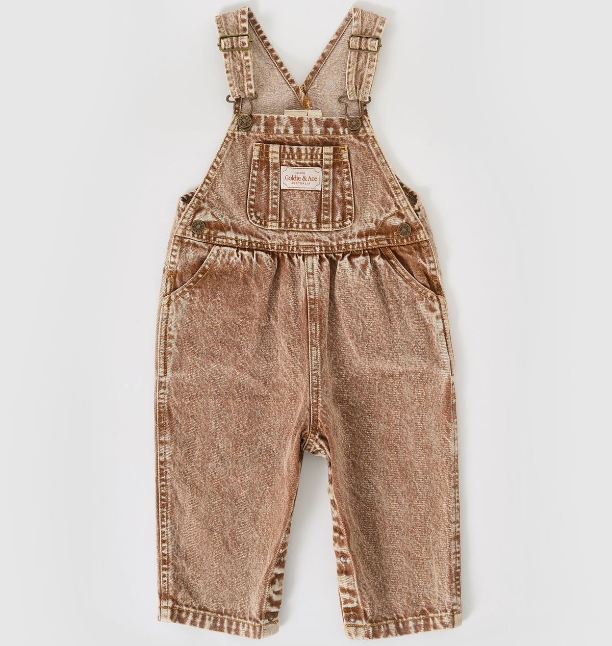 Austin Vintage Washed Denim Overalls