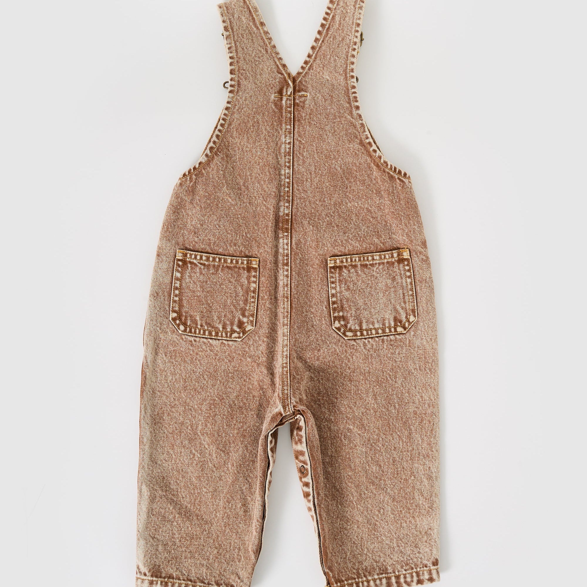 Austin Vintage Washed Denim Overalls