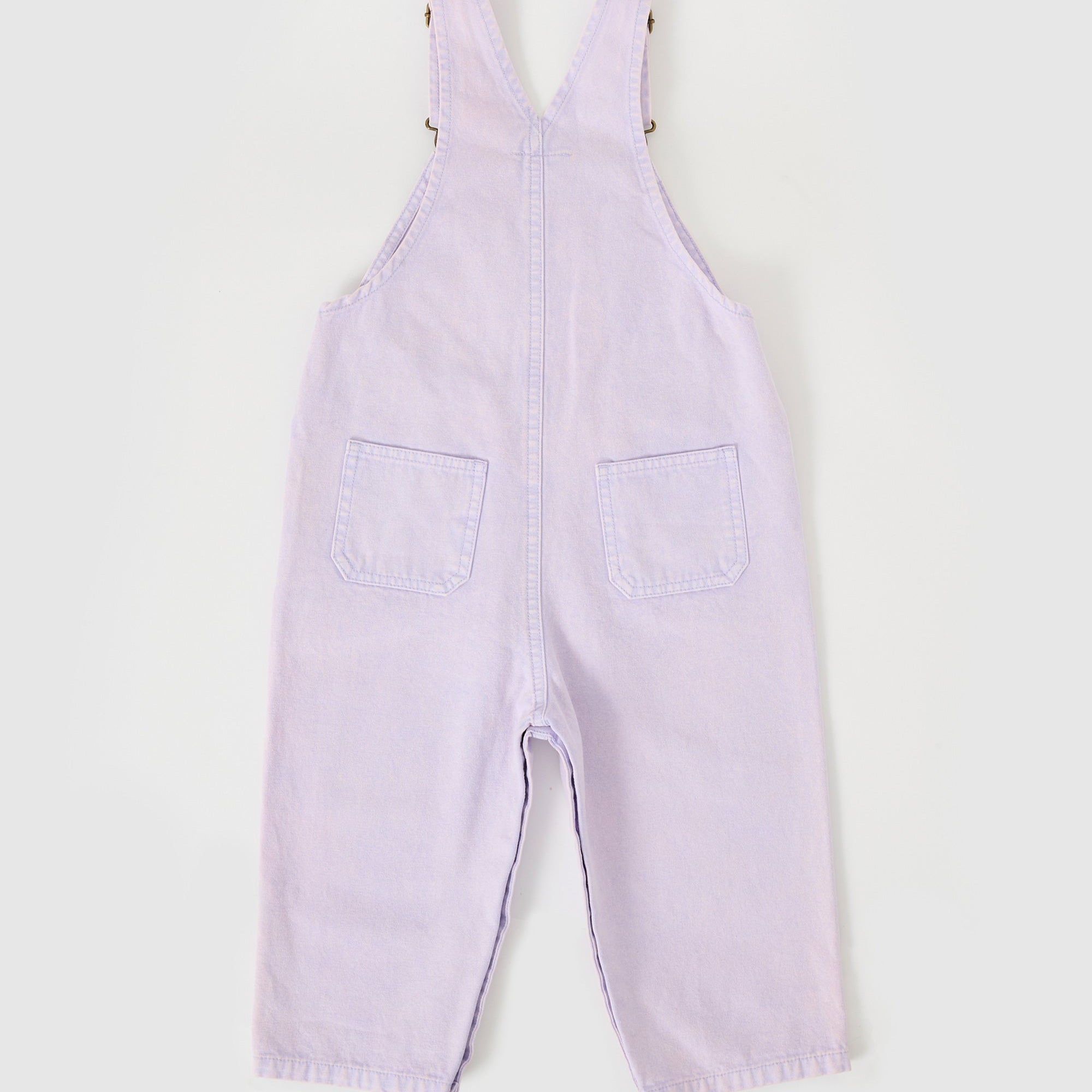 Austin Vintage Washed Denim Overalls (Mauve)