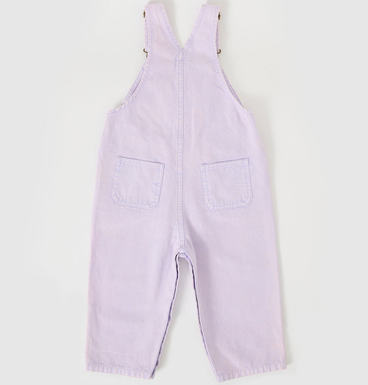 Austin Vintage Washed Denim Overalls (Mauve)