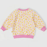 DAISY MEADOW RELAXED TERRY SWEATER