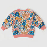 WILLA WILDFLOWER RELAXED TERRY SWEATER