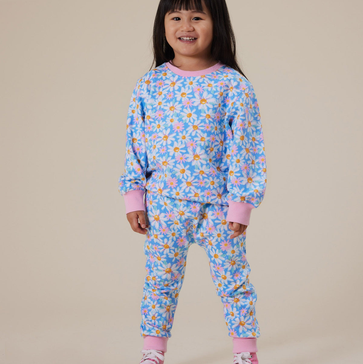 Terry Sweatpants (Seaside Daisy)