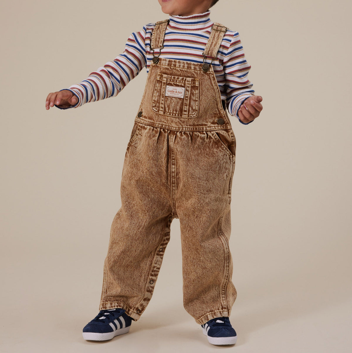 Austin Vintage Washed Denim Overalls
