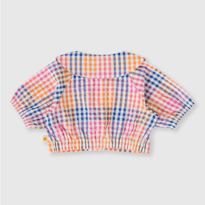 Rainbow Gingham Beatrice Blouse