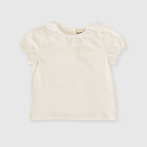 Laura Puff Sleeve Collar Top