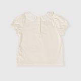 Laura Puff Sleeve Collar Top